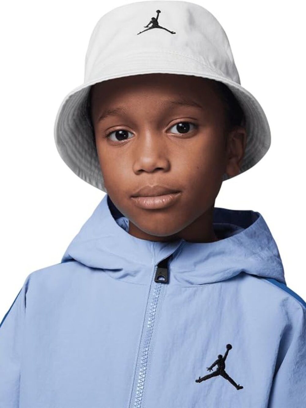 Jordan Bucket Hat Kids Toddler 2/4T Cotton White